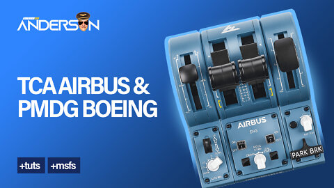 Configurando a Potência e Reverso no TCA Airbus para o Boeing PMDG 737