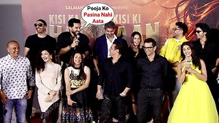 Raghav Juyal Comedy On Pooja Hegde In Front Of Salman Khan At Kisi Ka Bhai Kisi Ki Jaan Launch