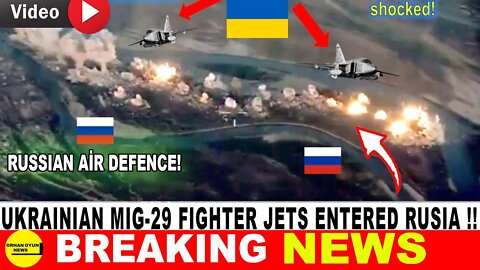 Officially Announced Ukrainian Mig-29 fighter jets entered Russia! Air defence didn`t expect this UK