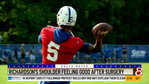 July 26, 2024 - Indianapolis Colts QB Anthony Richardson Enters Training Camp Healthy & Confident