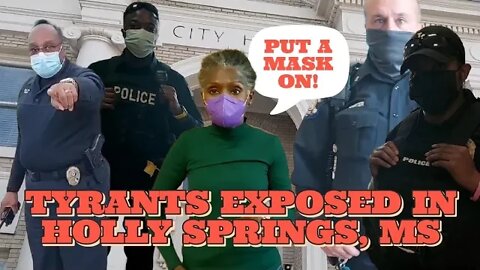 TYRANNICAL Holly Springs, MS Mayor & several Cops get OWNED by Auditor/Constitutional Activist!