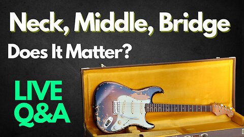 Can I Use A Neck Pickup In The Bridge Position? LIVE Q&A