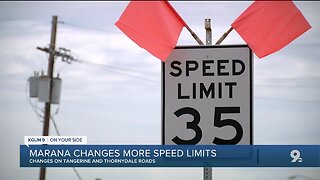 Town of Marana changes speed limits