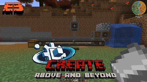 Create Above and Beyond // Water Wheel + Belts = Automation! // Episode 3