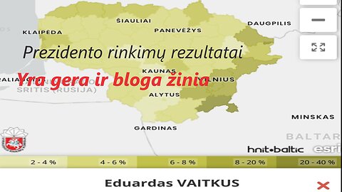 Prezidento rinkimų rezultatai: Yra gera ir bloga žinia