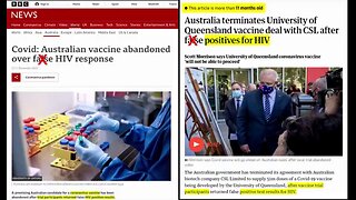 THE CV19 VACCINES DIRTY LITTLE "HIV" SECRET" IS OUT, A WORLDWIDE AIDS EPIDEMIC IS COMING!