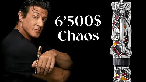 Sylvester Stallone designed this 6500$ Luxury Pen: Montegrappa Chaos