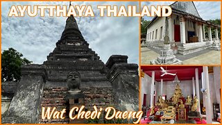 Wat Chedi Daeng วัดเจดีย์แดง - Ayutthaya Thailand 2023