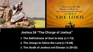 Joshua 24 “The Charge of Joshua” - Calvary Chapel Fergus Falls