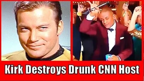 Captain Kirk has had enough of Drunk Don Lemon on New Year's Eve 🍻 (Enterprise Travels back to 2020)