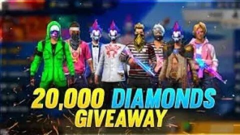 FREE FIRE LIVE GIVEAWAY TEAMCODE | FF LIVE GIVEAWAY DIAMOND|