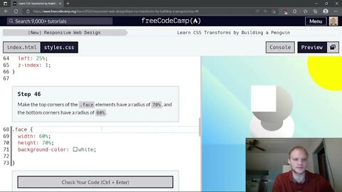 Learn CSS Transforms by Building a Penguin | FreeCodeCamp