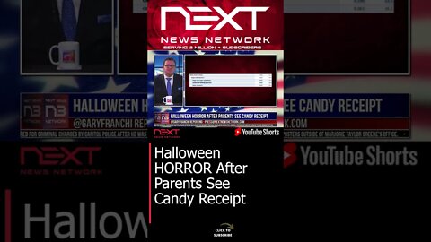 Halloween HORROR After Parents See Candy Receipt #shorts
