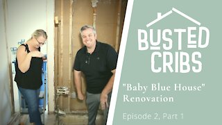 BUSTED CRIBS - BABY BLUE - TURNING A 2/1 HOUSE INTO A 3/2 FAMILY HOME
