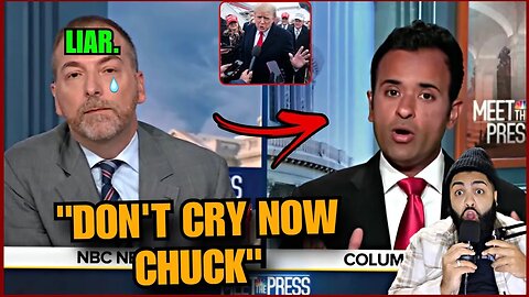 Vivek Ramaswamy WRECKS Emotional WOKE Chuck Todd when he Catches him in MAJOR lie about Trump..