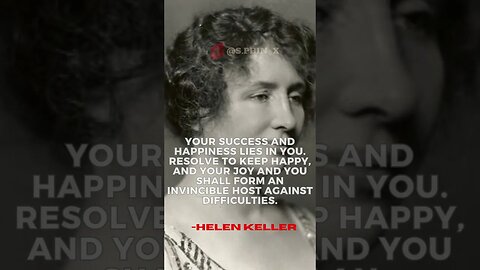 HELEN KELLER'S QUOTE | #shorts