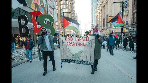 Palestinian Youth Movement's Hands Off Palestine rally (January 29th, Toronto, Ontario)