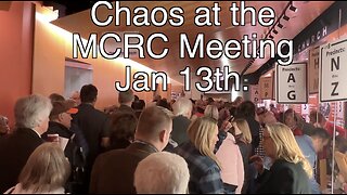 Chaos at the Maricopa County Republican Committee (MCRC) meeting Jan 13th.