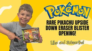 Watch PokeMONSTER Unbox Rare Upside Down Pikachu ES and AS Blister - You Won't Believe Your Eyes!