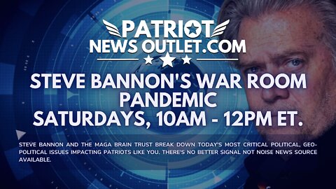 🔴 LIVE REPLAY | Steve Bannon's War Room Pandemic Hrs. 1 & 2