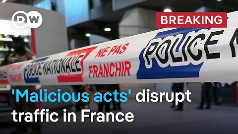 Attack on France's high-speed train network ahead of the Olympics | DW News