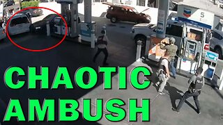 Attempted Murderer Ambushed By Multiple Officers At Gas Station On Video! LEO Round Table S08E226