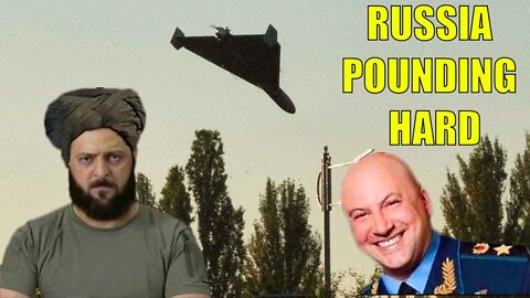 BREAKING! Russia rains down Iranian kamikaze drones known as "suicide moped" on Ukraine's Kiev