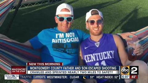 Father and son from Maryland survive Las Vegas massacre, share their story