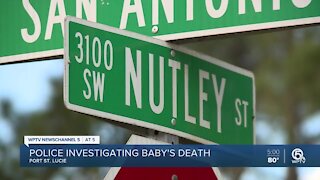 Police investigate infant's death in Port St. Lucie