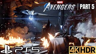 I Am Iron Man | Marvel's Avengers Gameplay Walkthrough Part 5 | PS5, PS4 | 4K HDR (No Commentary)