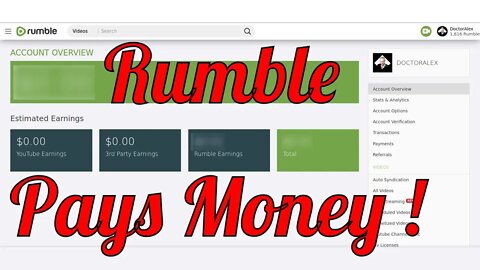 Rumble Pays Money!