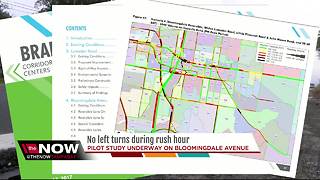 Left turns could be removed during busy traffic hours on Bloomingdale Avenue