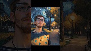 E se Van Gogh fizesse uma pintura minha? #shorts #shortsvideo #edits