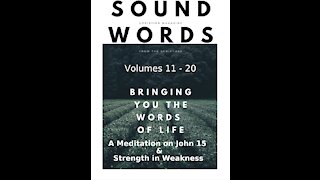 Sound Words, A Meditation on John 15 & Strength in Weakness