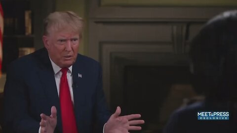 Censored Portion Of Recent President Trump Interview