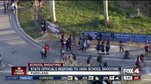 State leaders respond to Parkland high school shooting