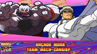 Marvel Super Heroes VS. Street Fighter: Arcade Mode - Team Mech-Zangief