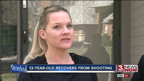 13-year-old recovers from shooting