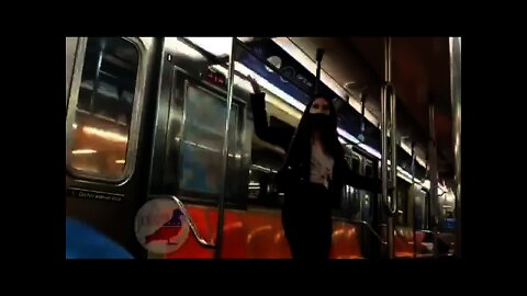 Woman Flips Out On New York City Subway Over Mandates