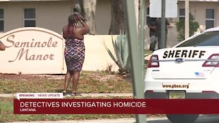 Detectives investigating homicide in Lantana