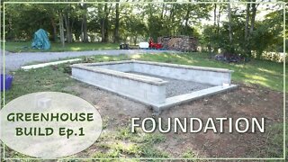 TNT #134: DIY Greenhouse Build Ep.1: "Foundation" Walkthrough and Cost Summary