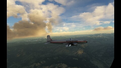 MSFS VR, DC-6A KSEA - CYCG