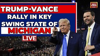 Trump and JD Vance in Michigan 20/07/2024