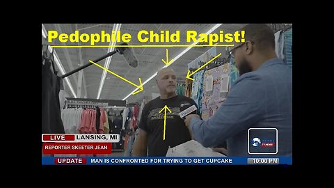 Pedophile Child Rapist Predator Psychopath Gets Caught on the News!