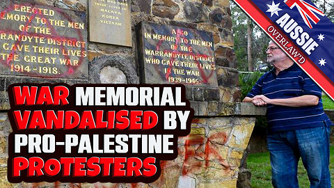 War Memorial Vandalized - Because Their War Is The Only War That Matters