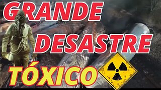 ☢️ACIDENTE de TREM com PRODUTO TÓXICO