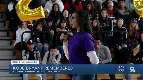 Tucson High students honor Kobe Bryant, other passengers who died for remembrance day