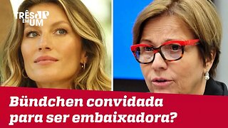 Ministra da Agricultura, Tereza Cristina, diz que chamará Gisele Bündchen para ser embaixadora