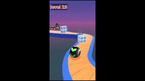 ☁️Sky Rolling Ball 3D - 🎮Gameplay Walkthrough Part 1 Level 23 (Android, iOS) #short