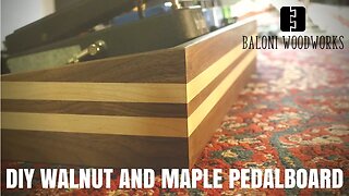 Walnut and Maple PEDALBOARD Build // How to